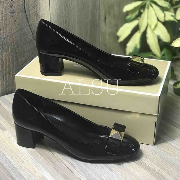 SANTA’S DEAL 🎄 Michael Kors Aliza Flex Mid Pump Patent Womens AUTHENTI Size 7.5 - Picture 4 of 8
